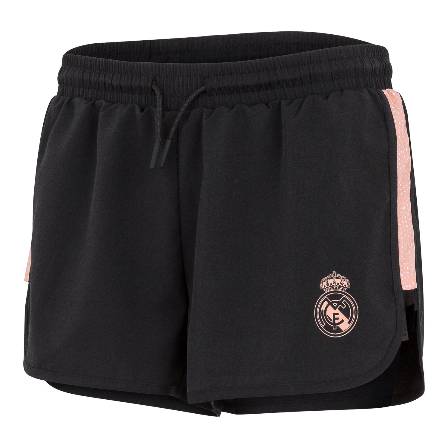 Pantalón Corto Gym Mujer Negro/Rosa