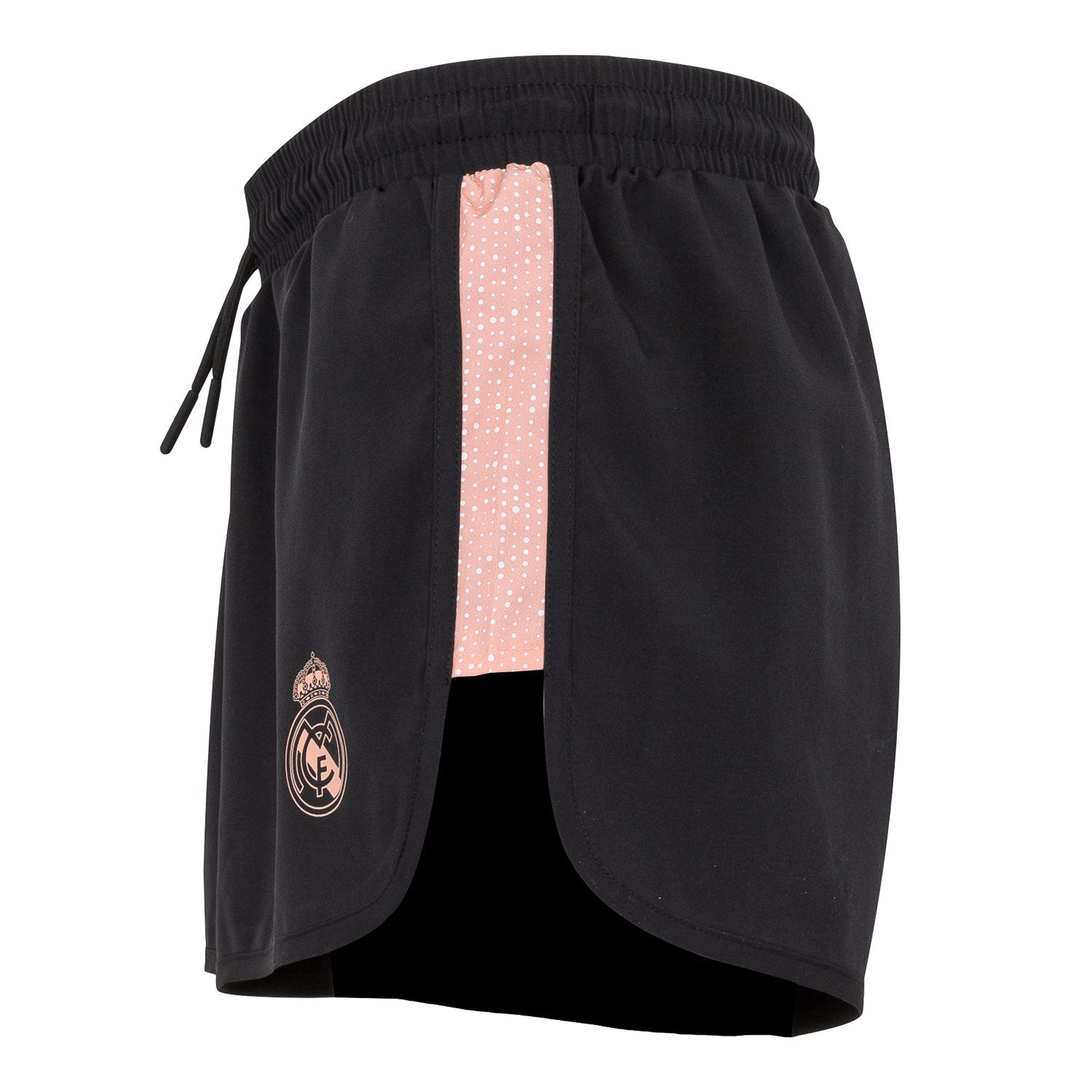 Pantalón Corto Gym Mujer Negro/Rosa