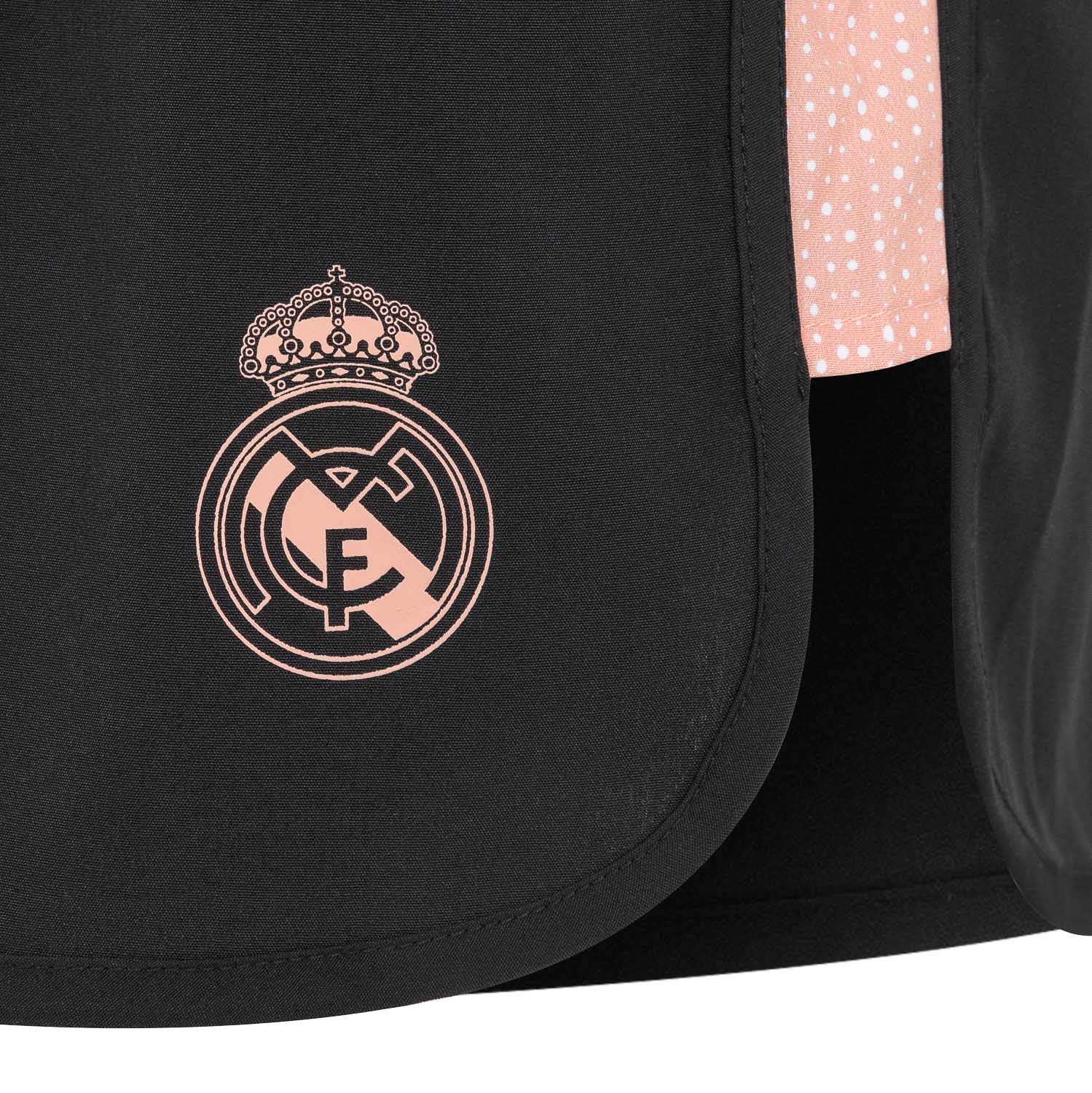 Pantalón Corto Gym Mujer Negro/Rosa