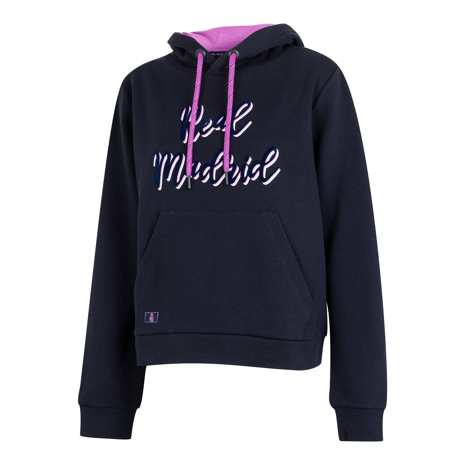 Sudadera Capucha Mujer Layered Azul Marino