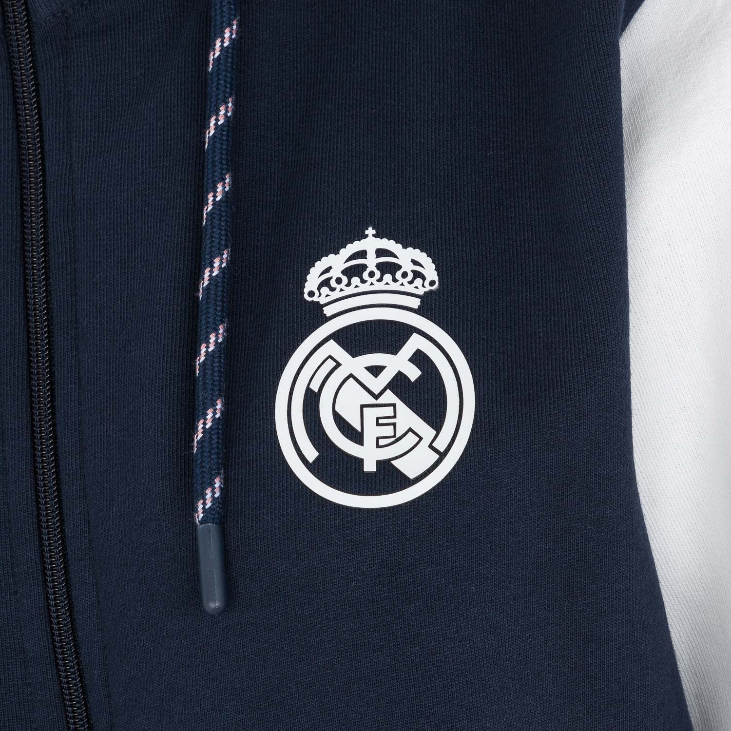 Sudadera Cremallera Mujer Vintage Azul Marino
