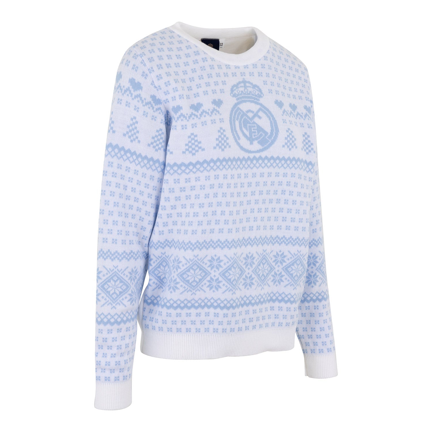 Jersey Navideño Mujer Azul Pastel