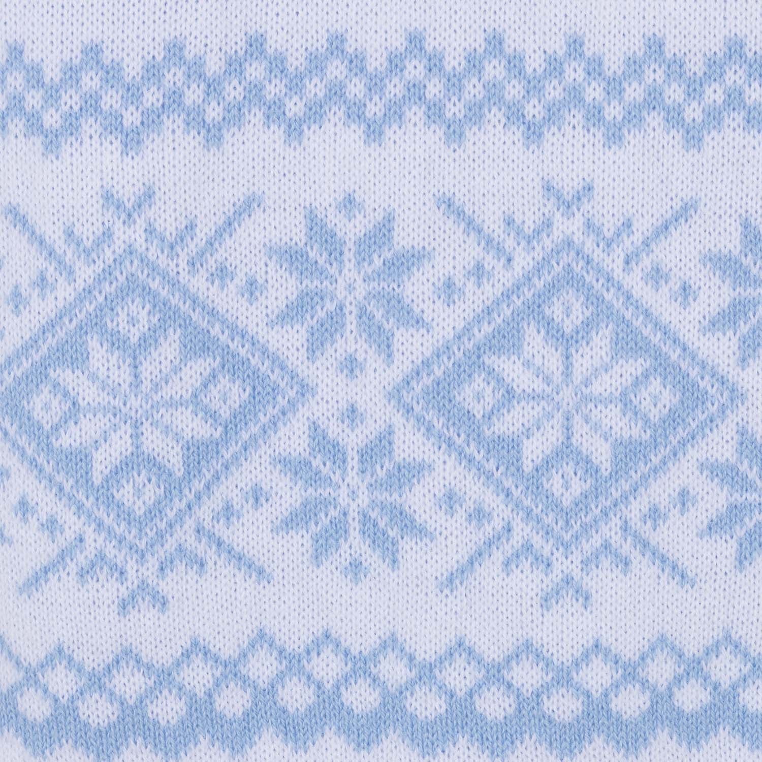 Jersey Navideño Mujer Azul Pastel