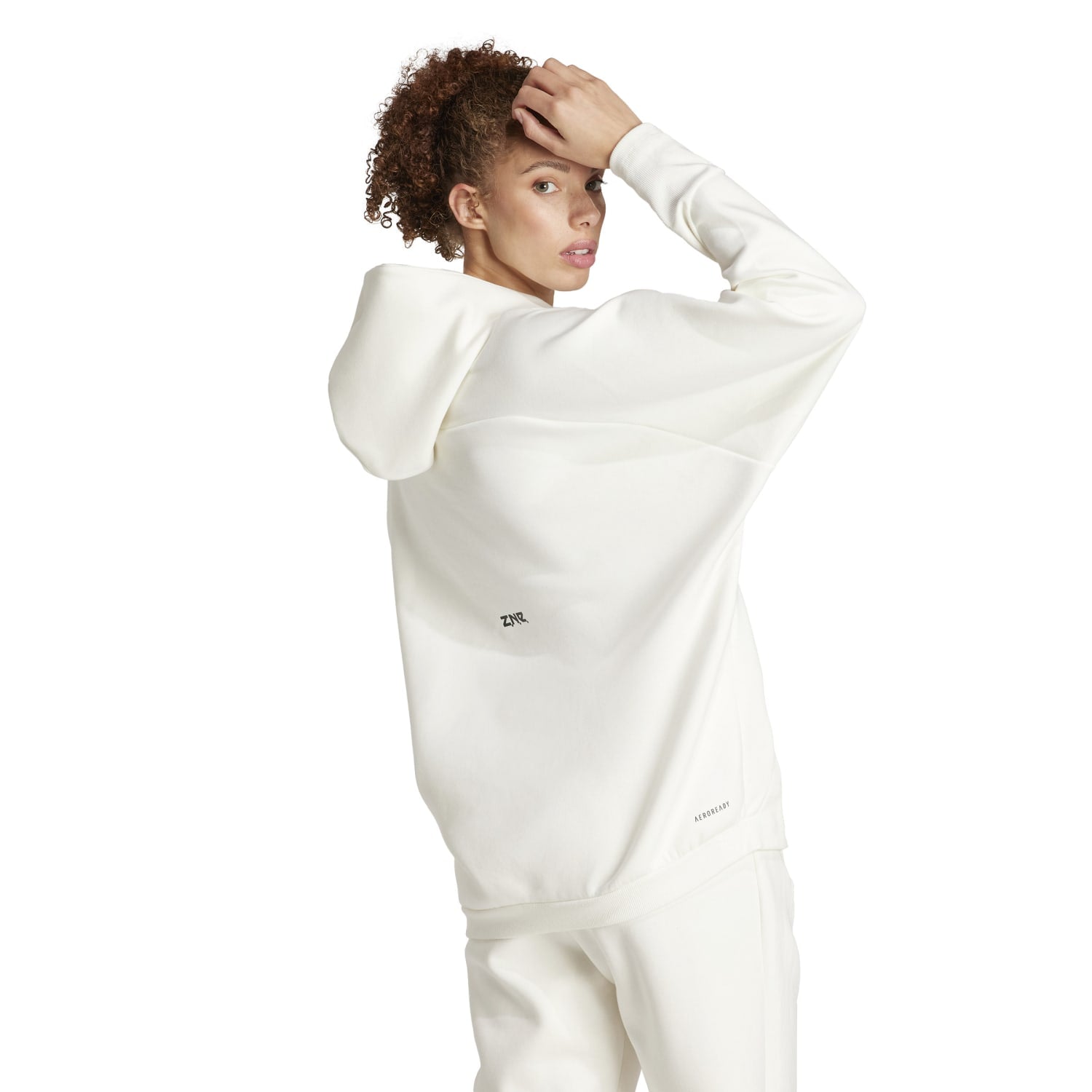Sudadera Capucha Mujer adidas Real Urban Blanca
