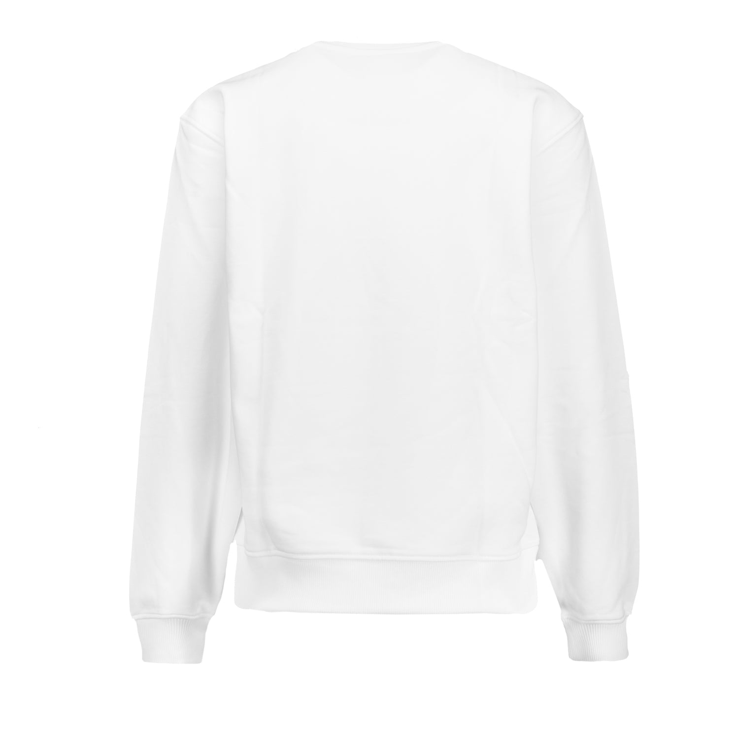 Sudadera Cropped Mujer ECO Essentials Real Madrid Escudo Blanca