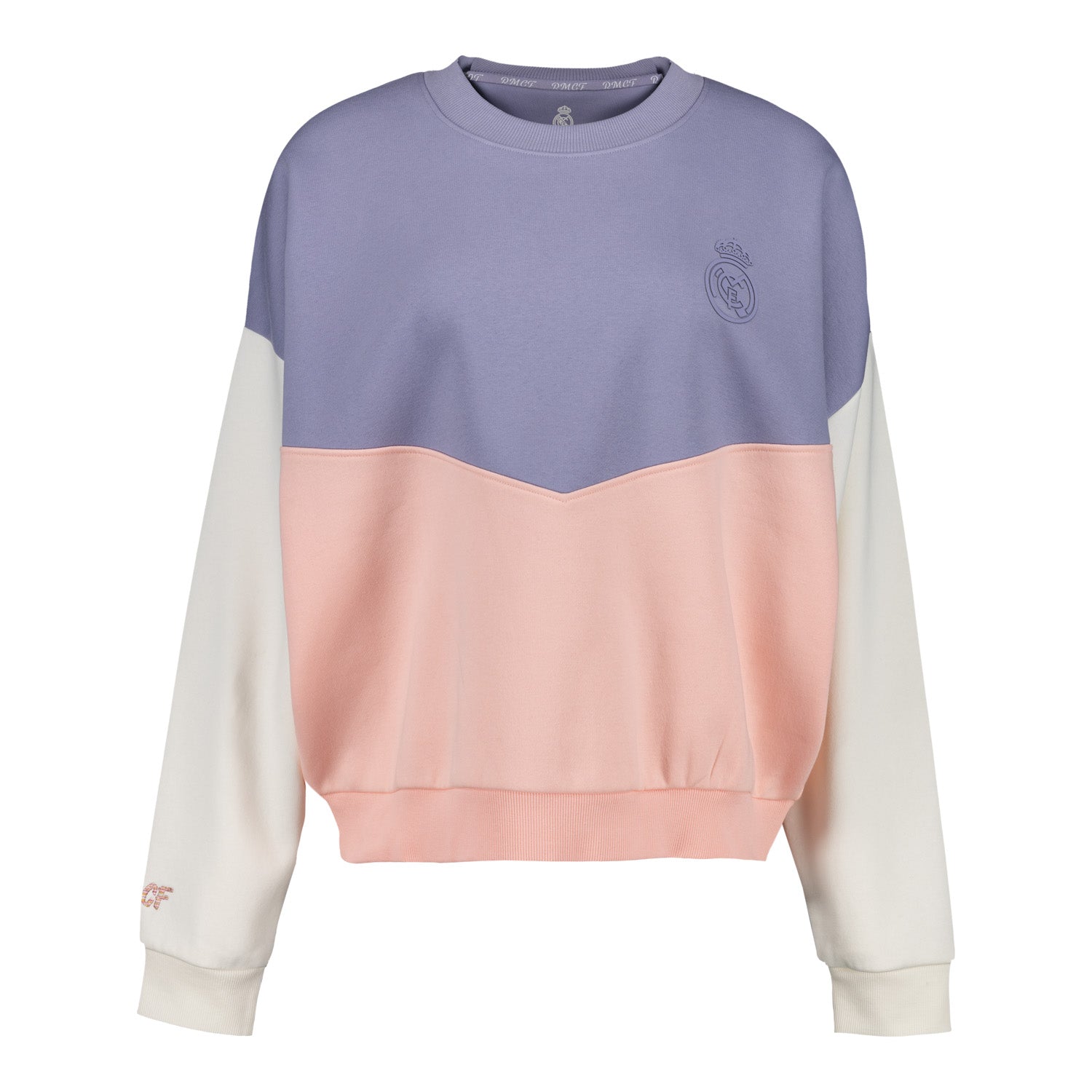 Sudadera Mujer Real Madrid Ladies Vintage Paneles Multicolor