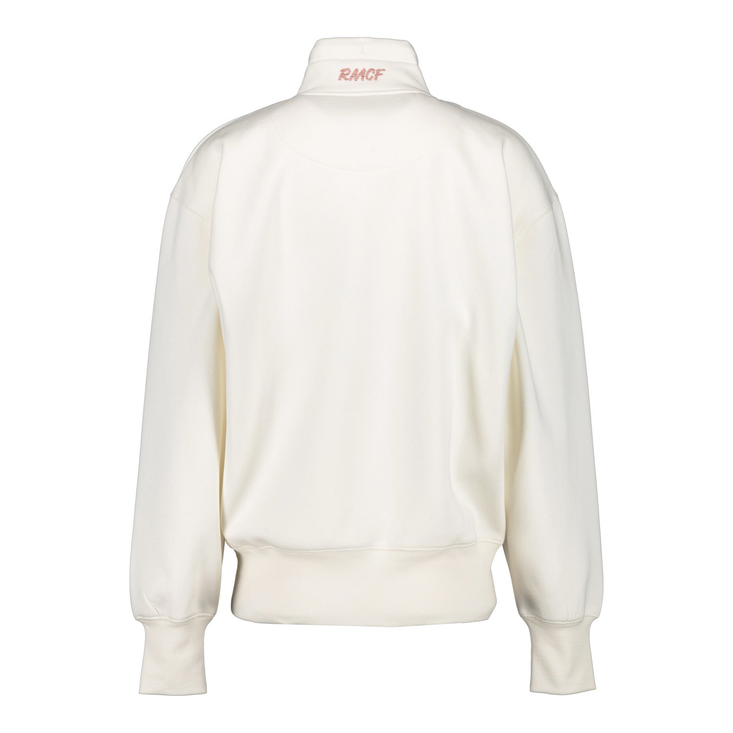 Sudadera Mujer Real Madrid Ladies Vintage 1/4 Cremallera Crema