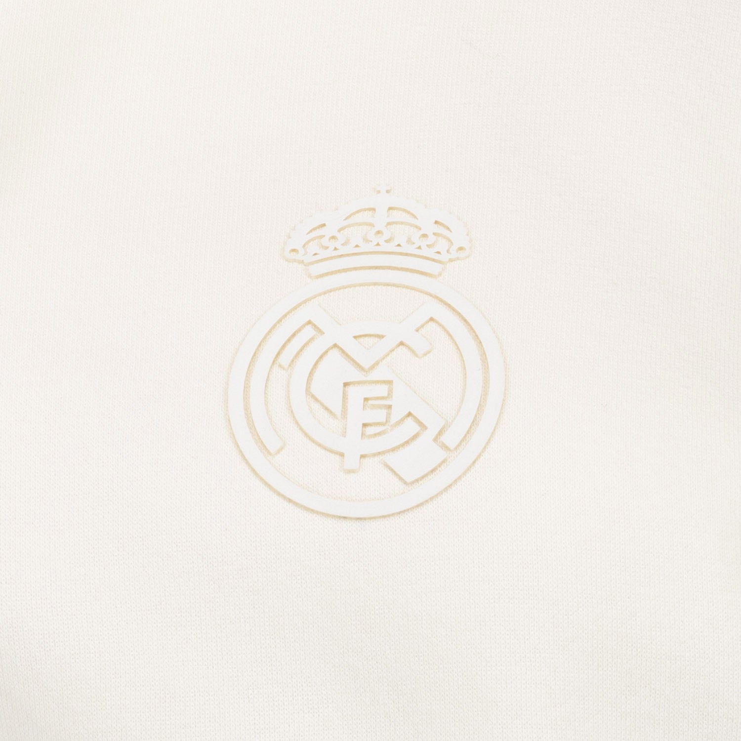 Sudadera Mujer Real Madrid Ladies Vintage 1/4 Cremallera Crema