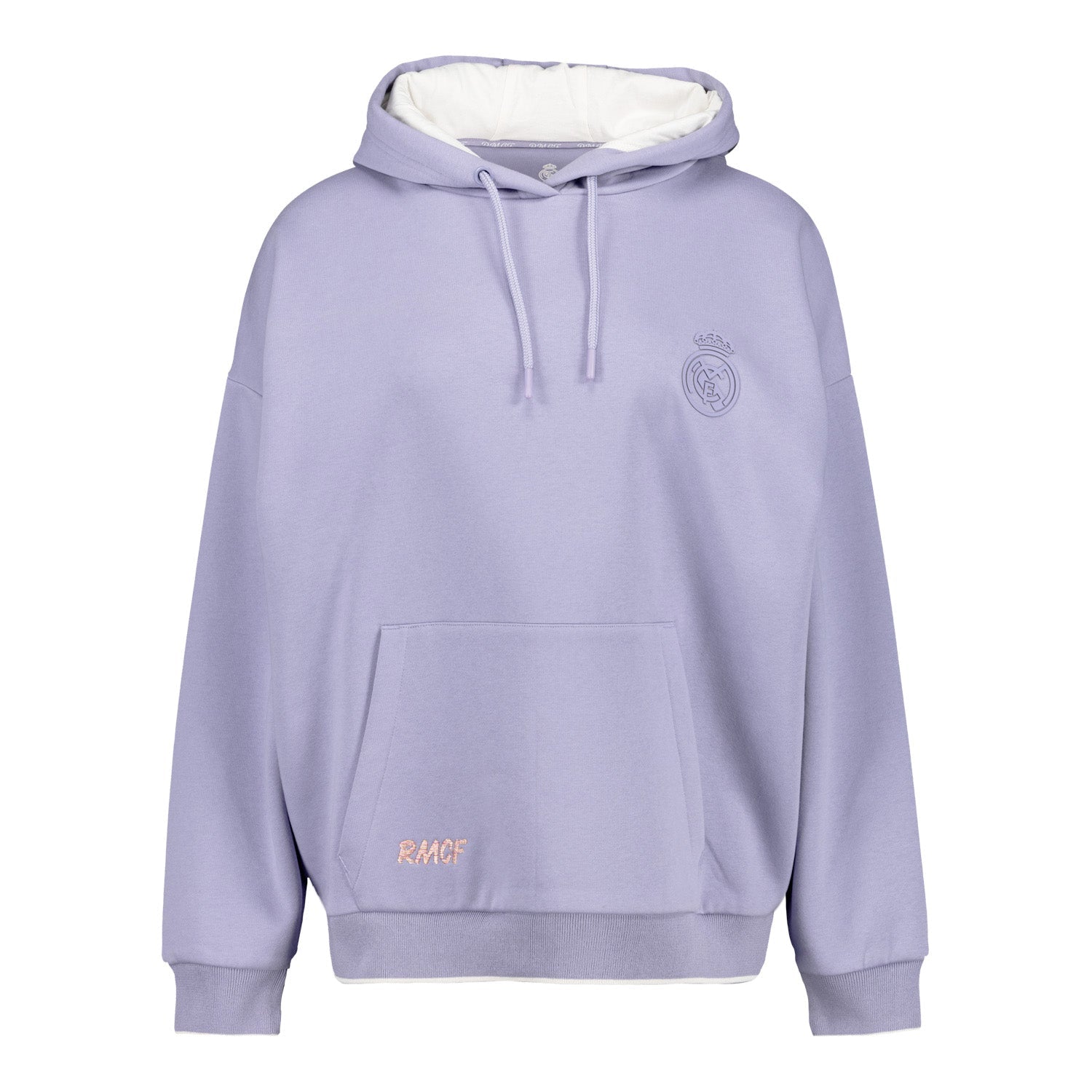 Sudadera Mujer Real Madrid Ladies Vintage Capucha Lila