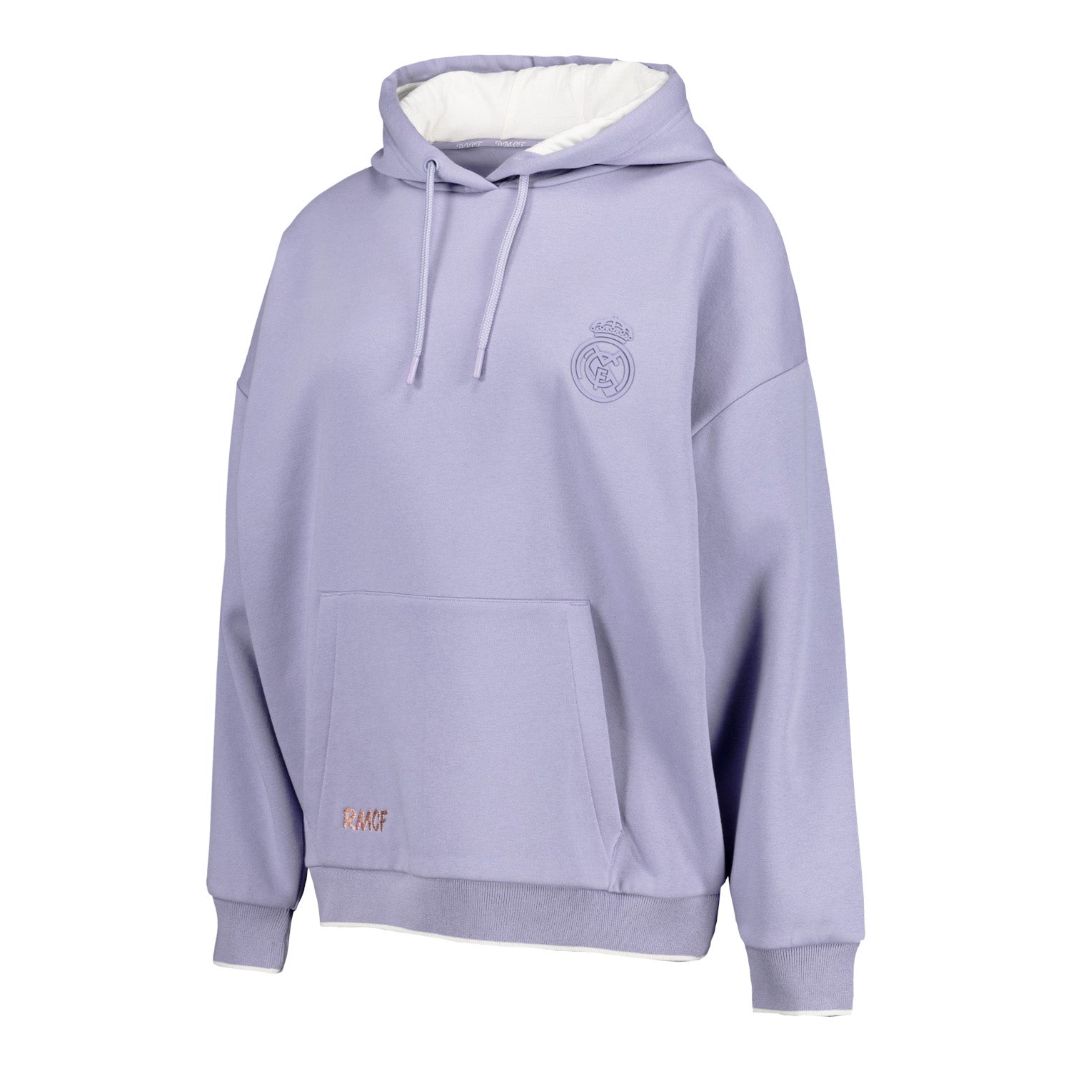 Sudadera Mujer Real Madrid Ladies Vintage Capucha Lila