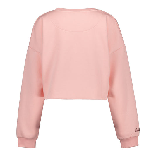 Sudadera Mujer Real Madrid Ladies Vintage Crop Rosa