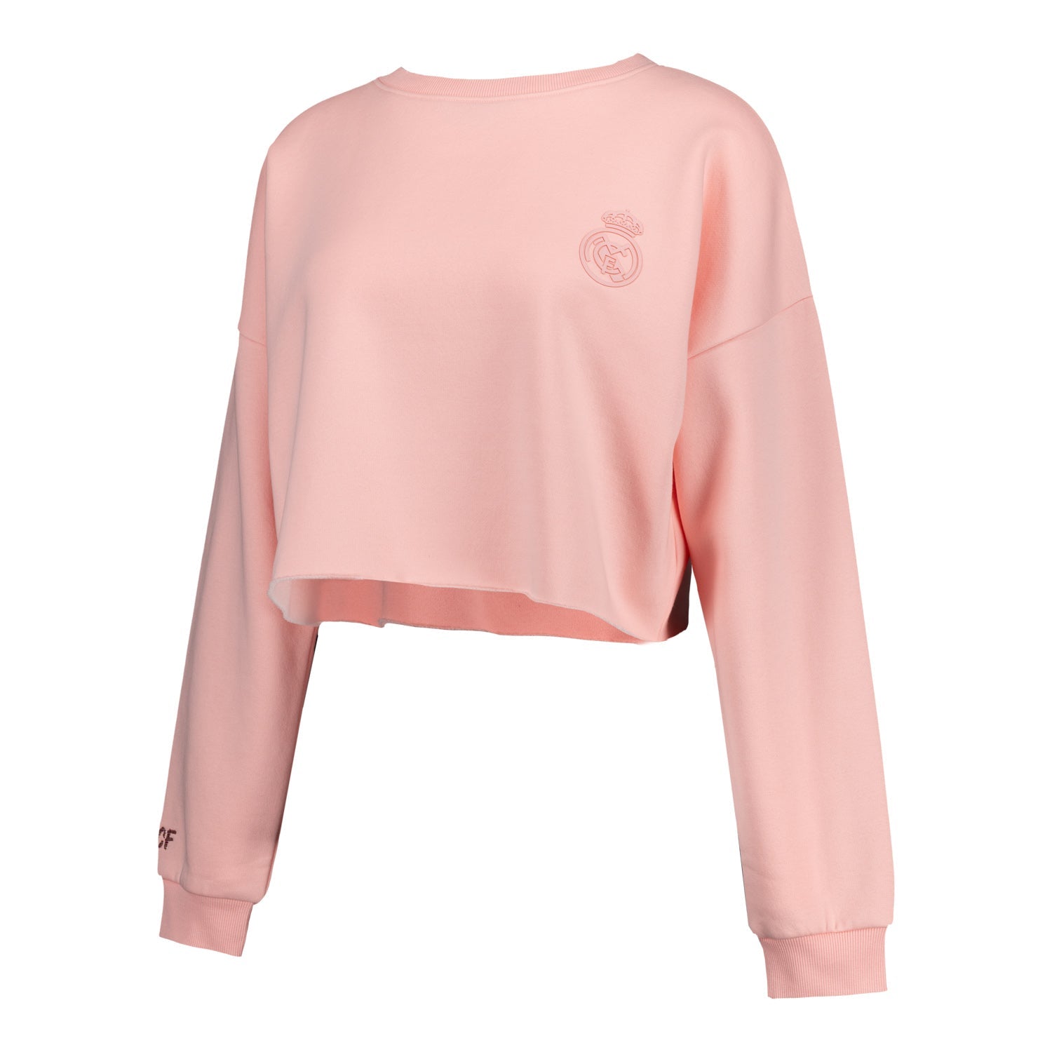 Sudadera Mujer Real Madrid Ladies Vintage Crop Rosa