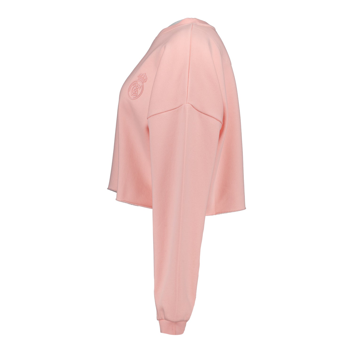 Sudadera Mujer Real Madrid Ladies Vintage Crop Rosa