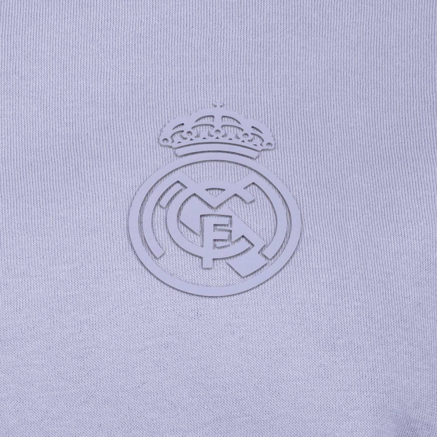 Sudadera Mujer Real Madrid Ladies Vintage 1/4 Cremallera Lila