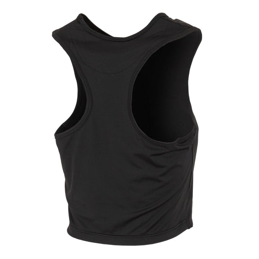 Top Crop Gym Mujer Negro/Rosa
