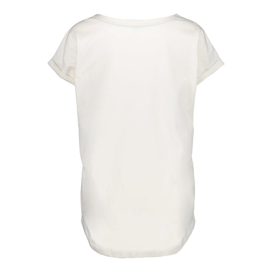 Camiseta Mujer Real Madrid Ladies Vintage Blanco Crema