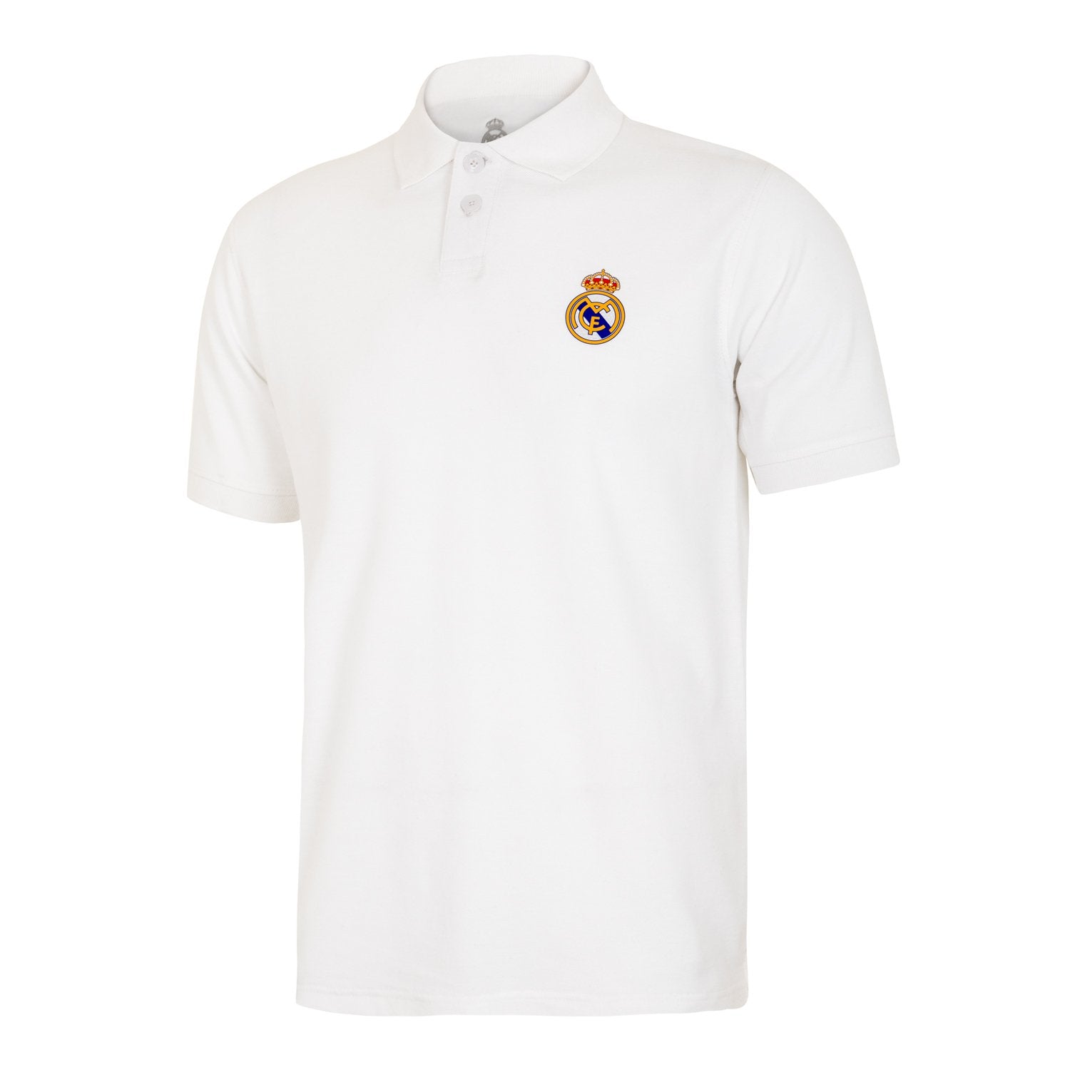 Polo Blanco Hombre Escudo Color Essentials