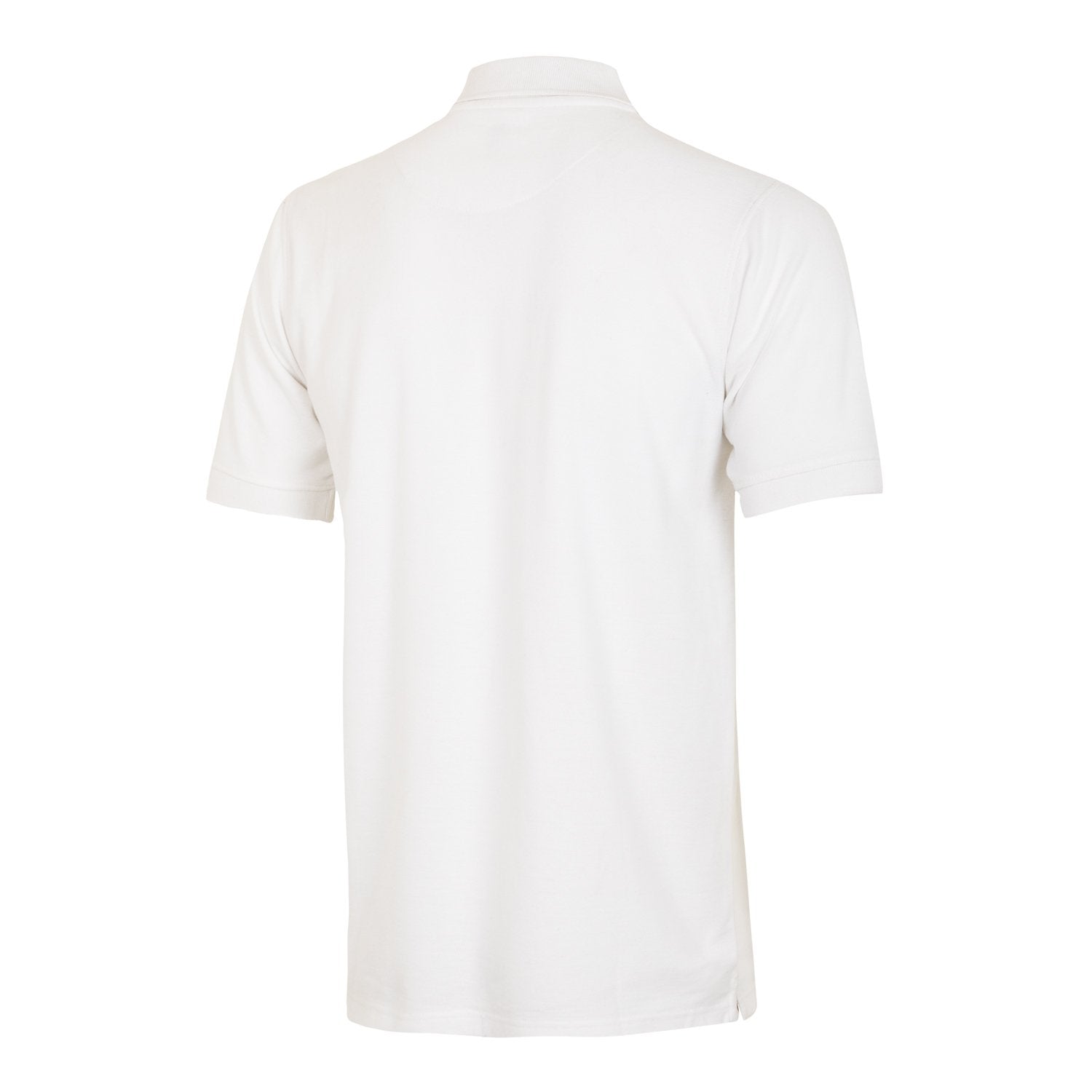 Polo Blanco Hombre Escudo Color Essentials