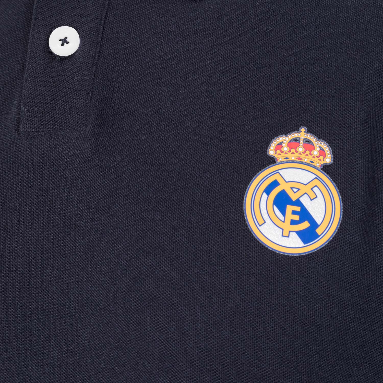 Polo Azul Marino Hombre Escudo Color Essentials