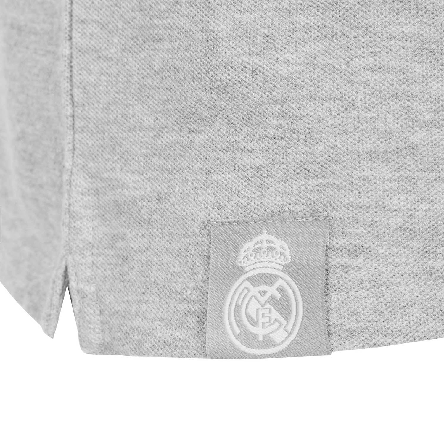 Polo Gris Claro Hombre Escudo Color Essentials