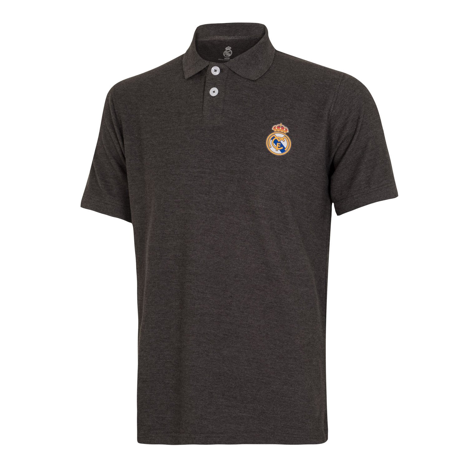 Polo Gris Oscuro Hombre Escudo Color Essentials