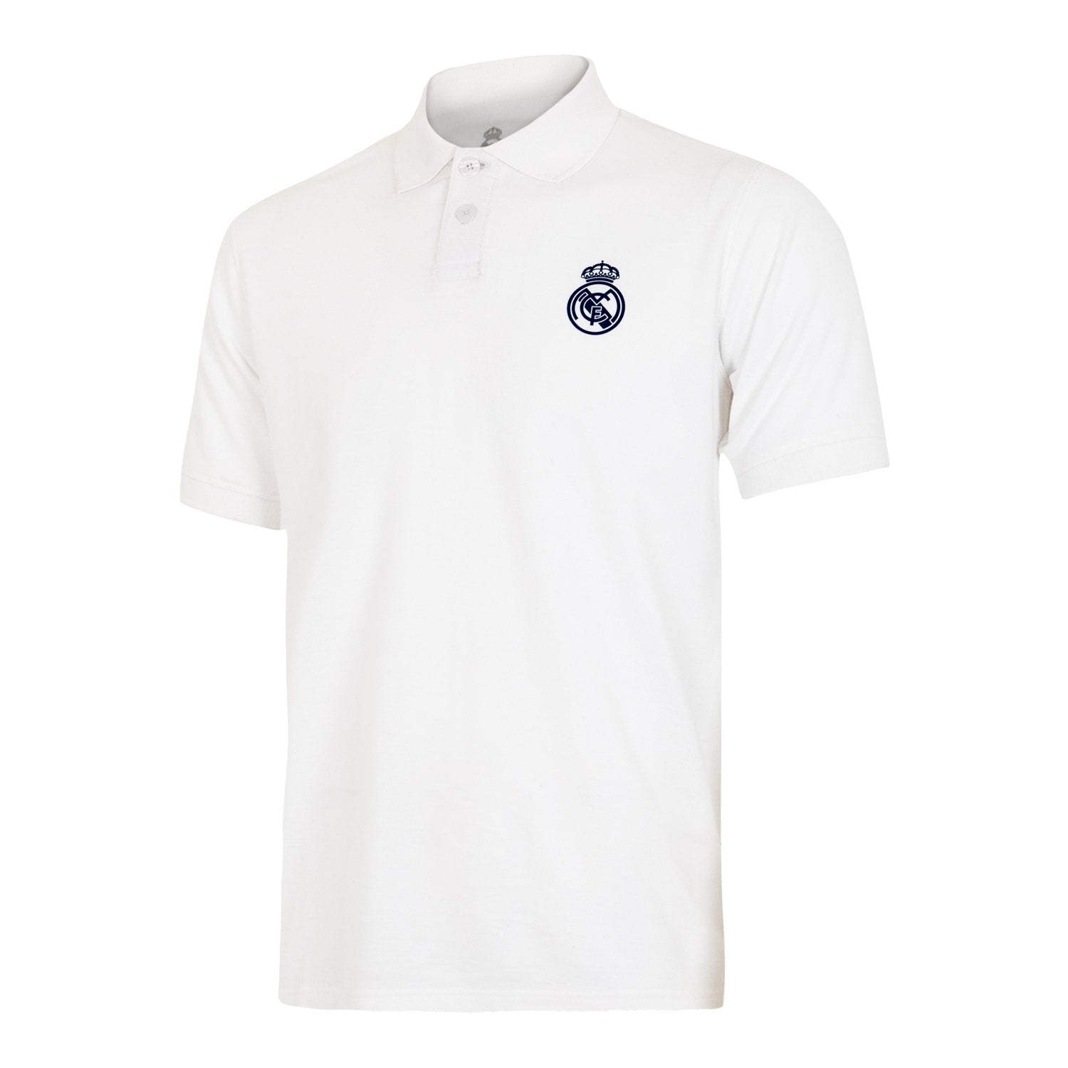 Polo Blanco Hombre Escudo Monocolor Essentials