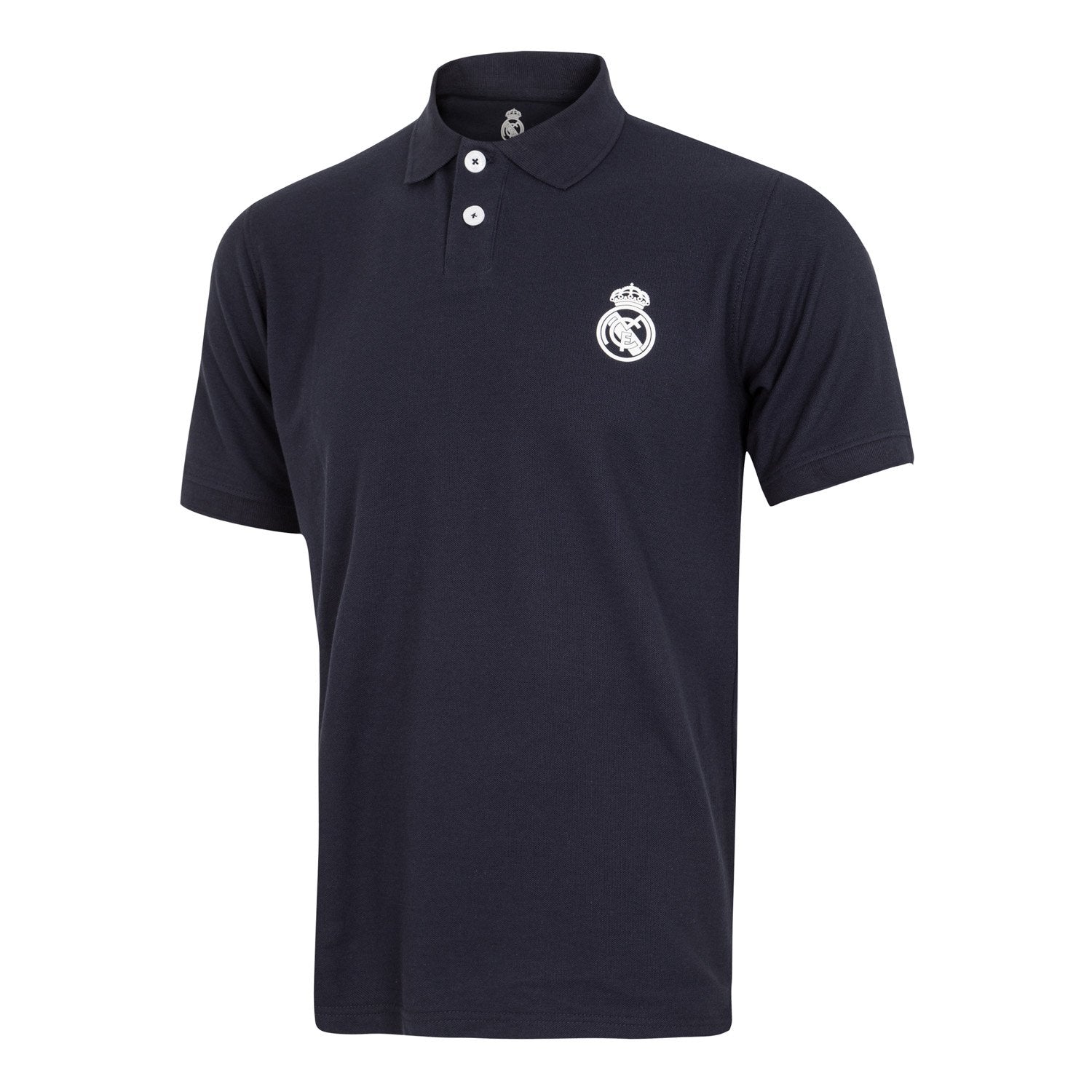 Polo Azul Marino Hombre Escudo Monocolor Essentials