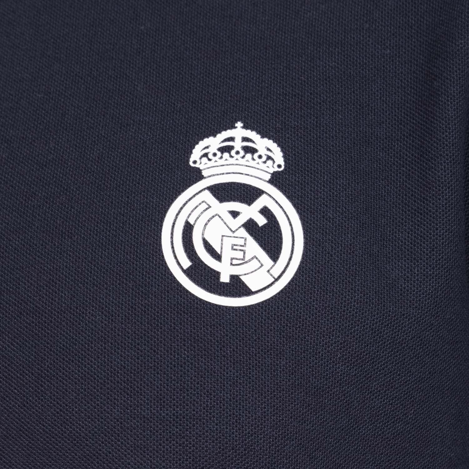 Polo Azul Marino Hombre Escudo Monocolor Essentials