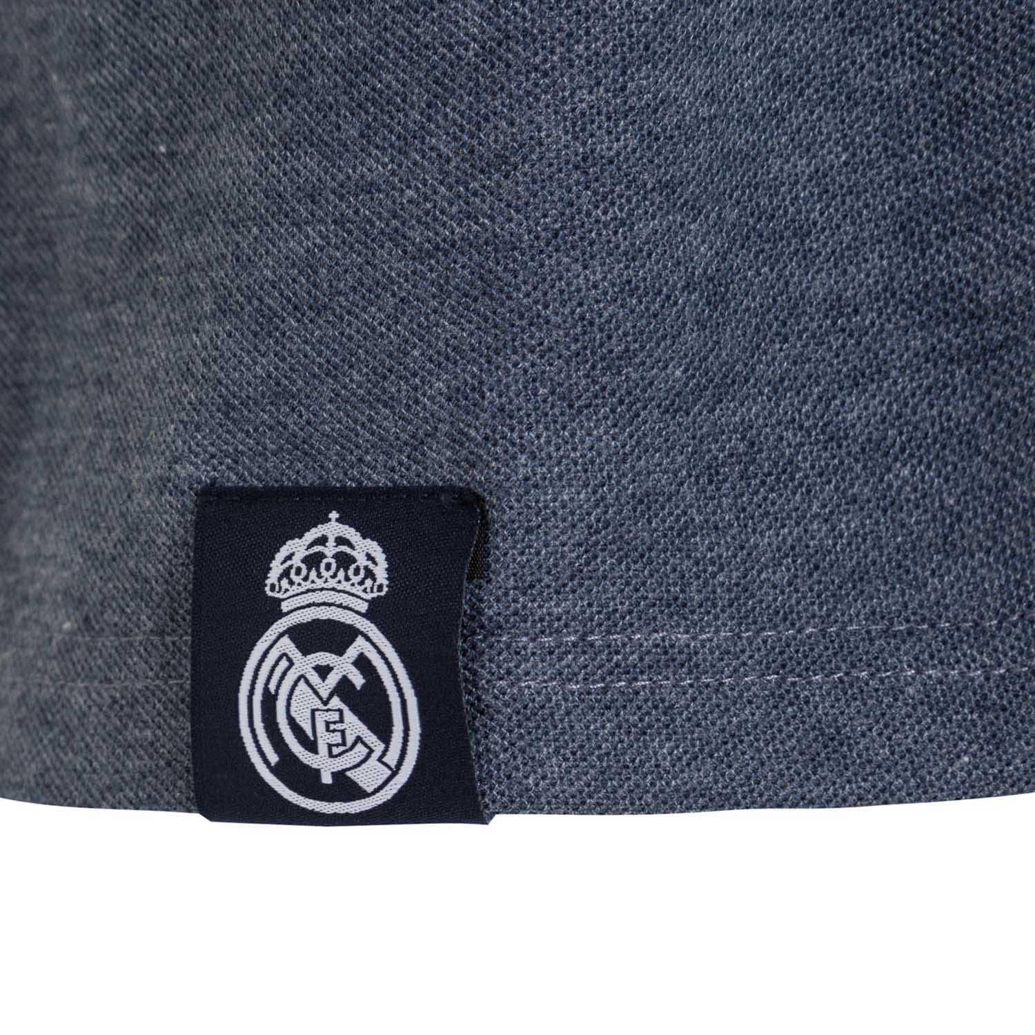 Polo Azul Hombre Escudo Color Essentials