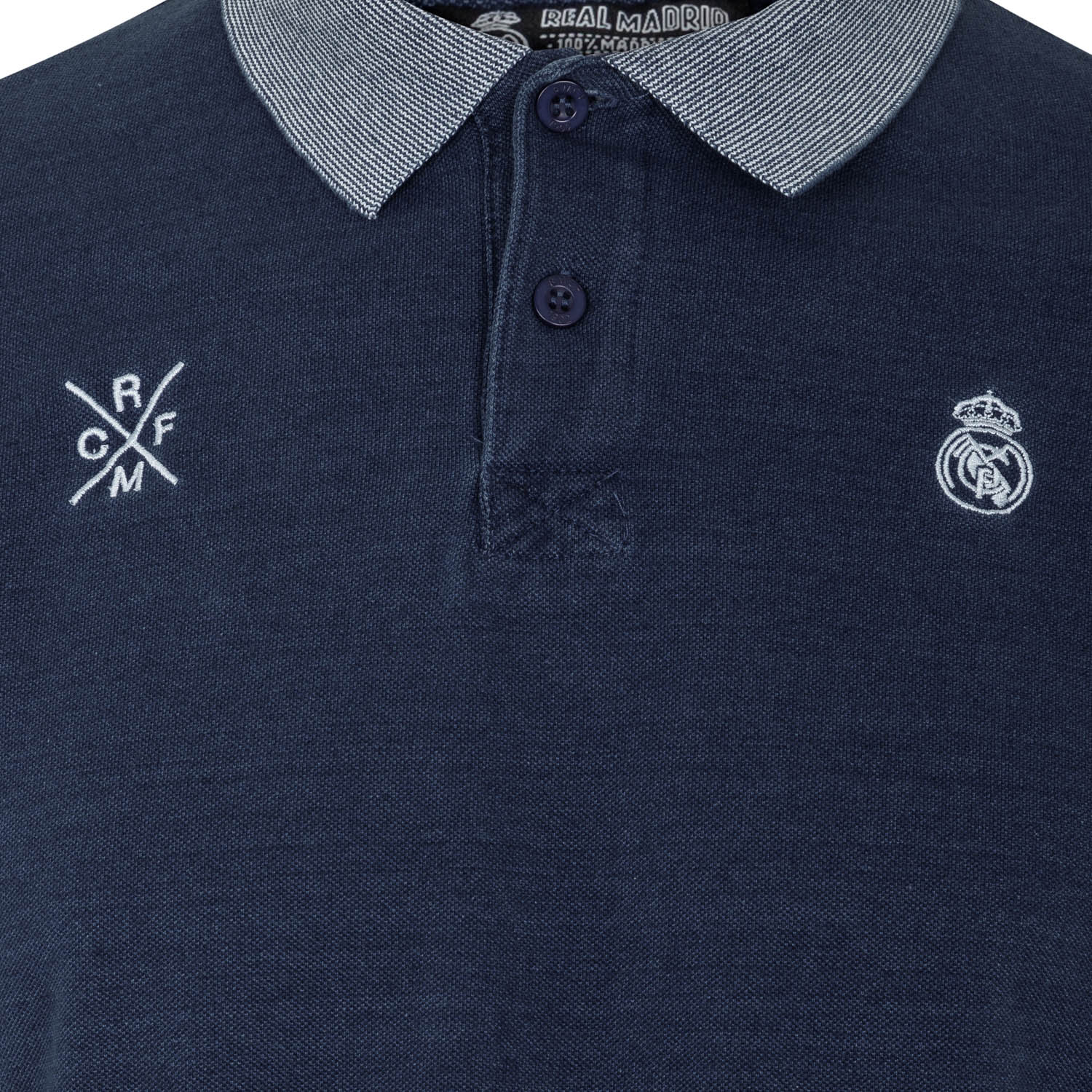 Real Madrid Polo Hombre Azul