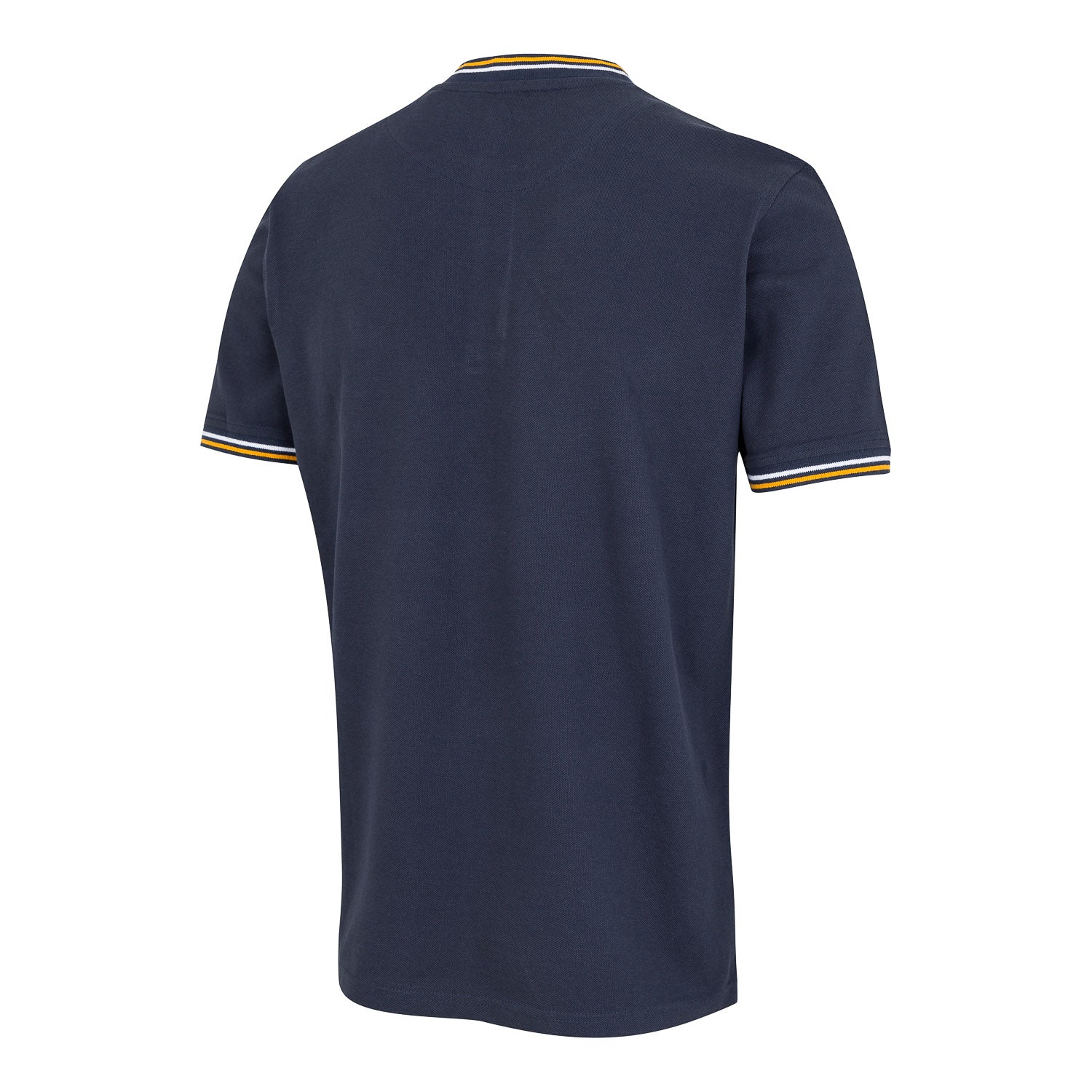 Hombre Polo Piqué Mao Bernabéu Azul Marino Naranja
