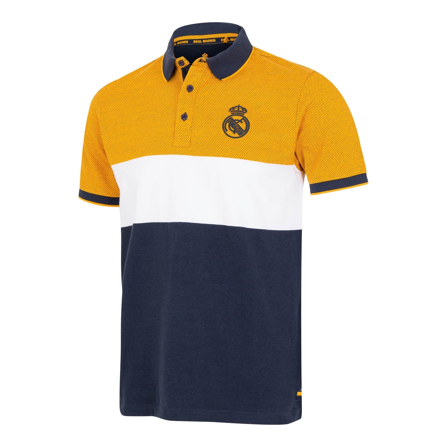 Polo Hombre Bernabéu Naranja Azul Marino