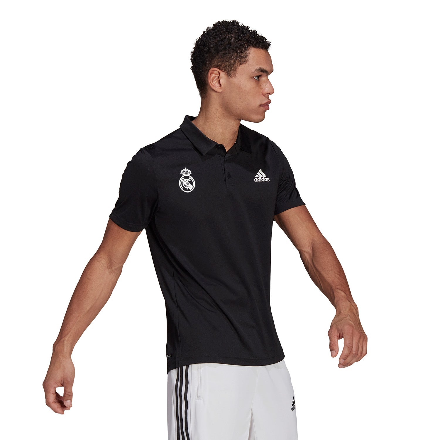 Polo Hombre Entrenamiento TTS Negro adidas
