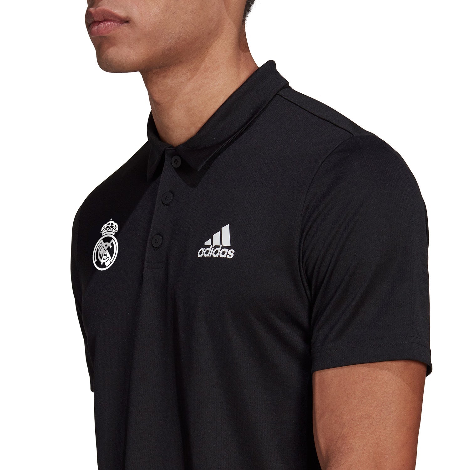 Polo Hombre Entrenamiento TTS Negro adidas