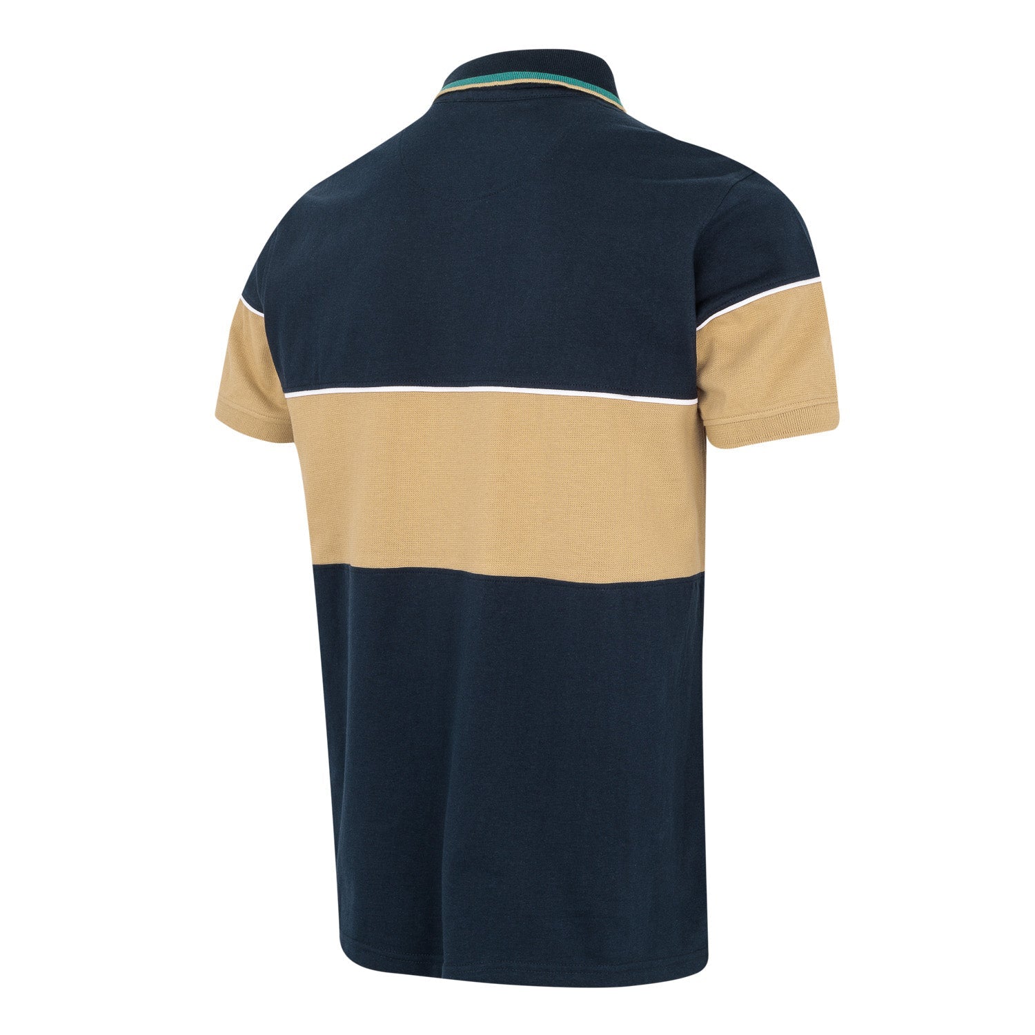 Polo Hombre Azul Marino/Beige Real Madrid