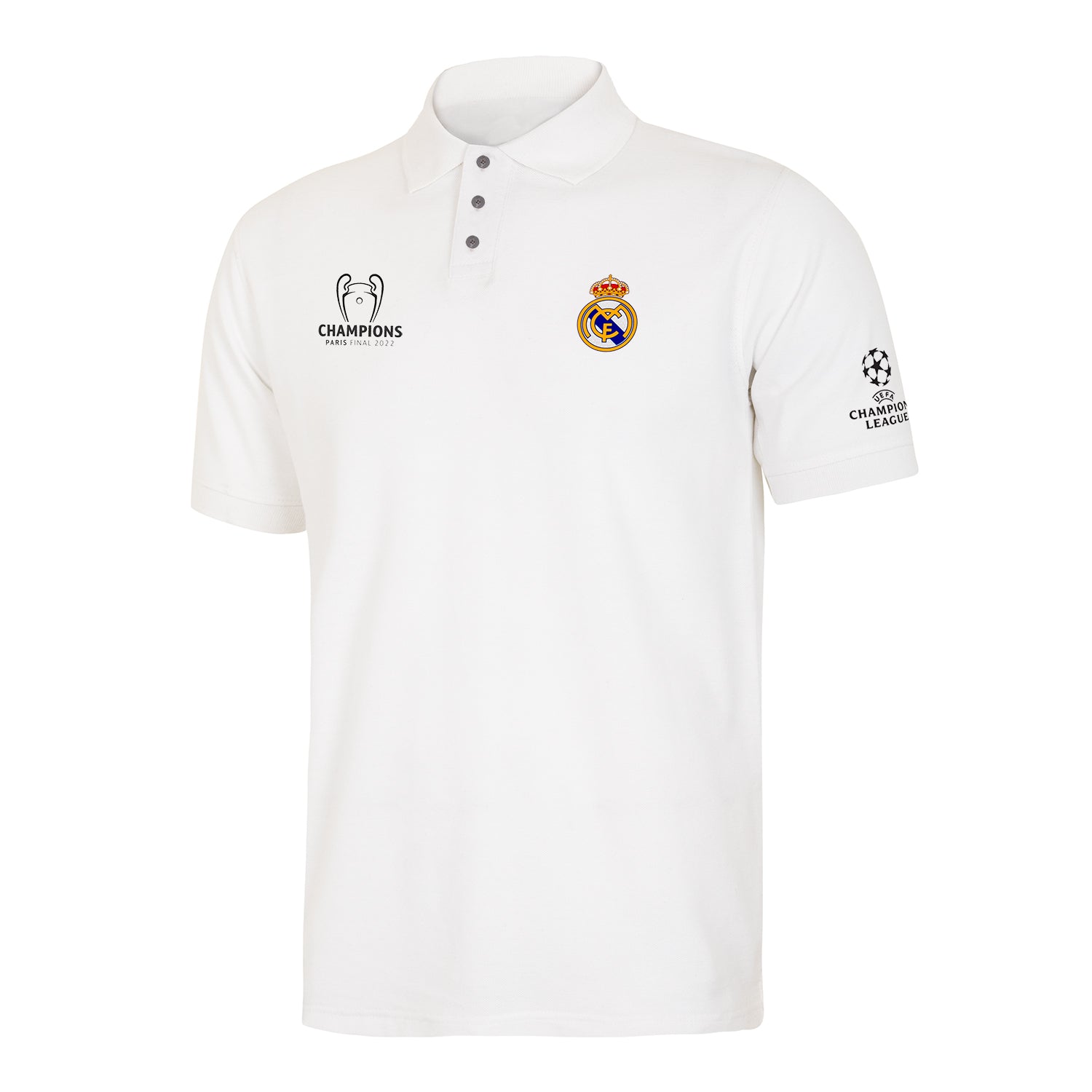 Polo Hombre Campeones UCL 2022 Blanco