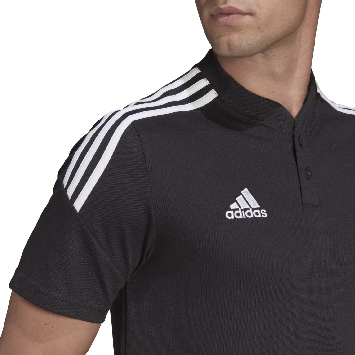 Polo Hombre Entrenamiento TTW Negro adidas
