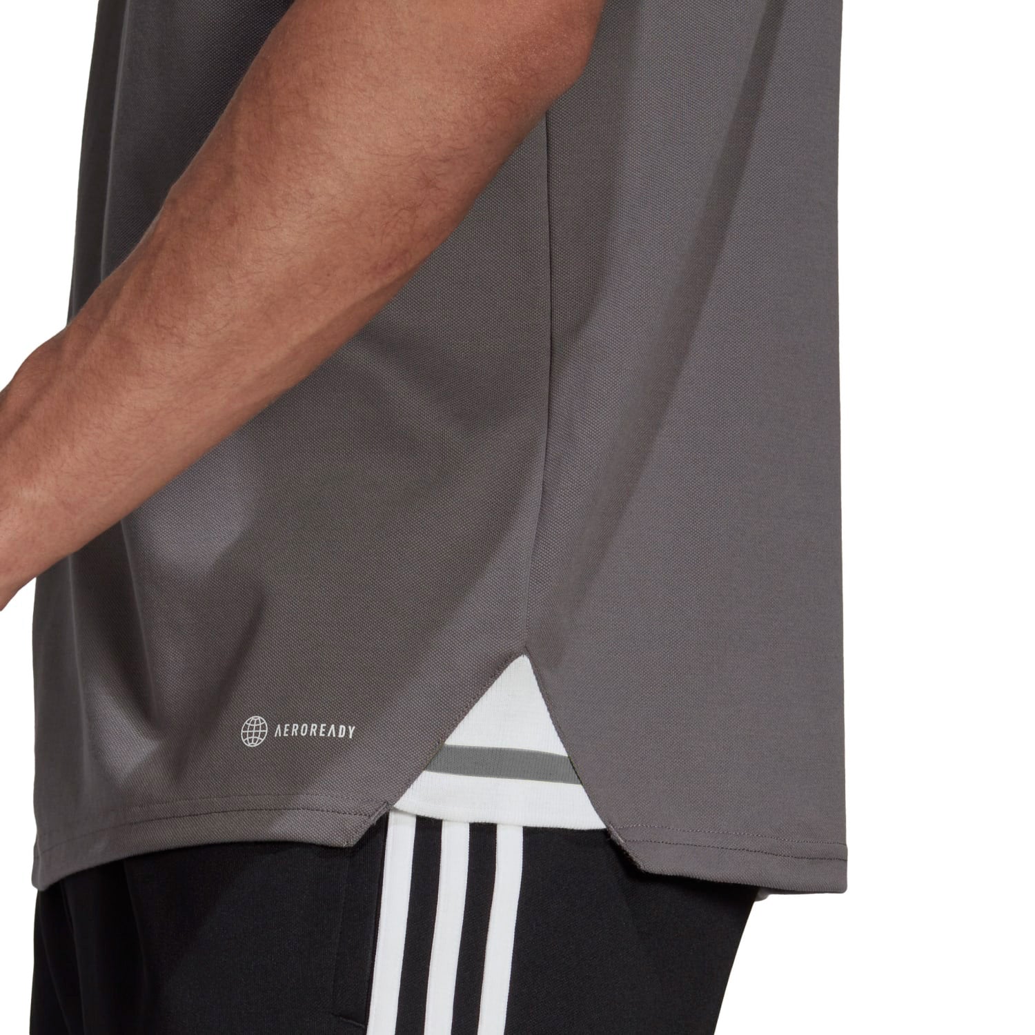 Polo Hombre Entrenamiento TTW Gris adidas