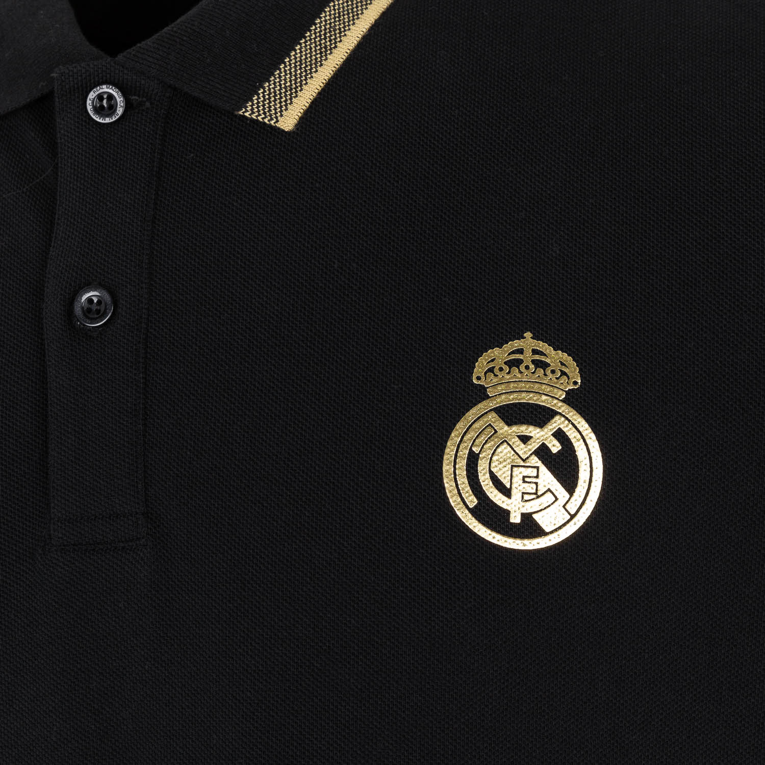 Polo Hombre Black & Gold