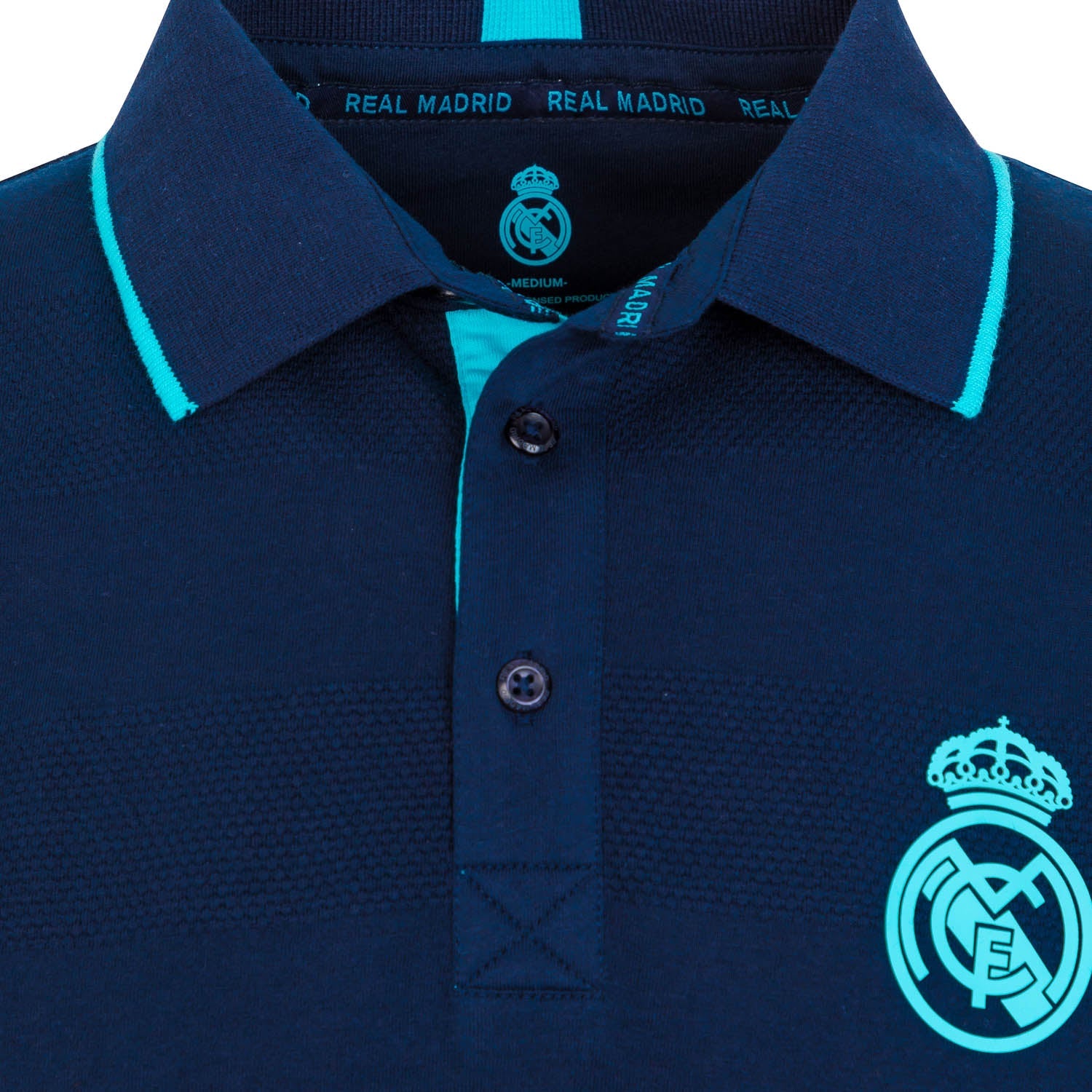 Polo Madrid Sky Estructura Rayas Hombre Tonal Azul