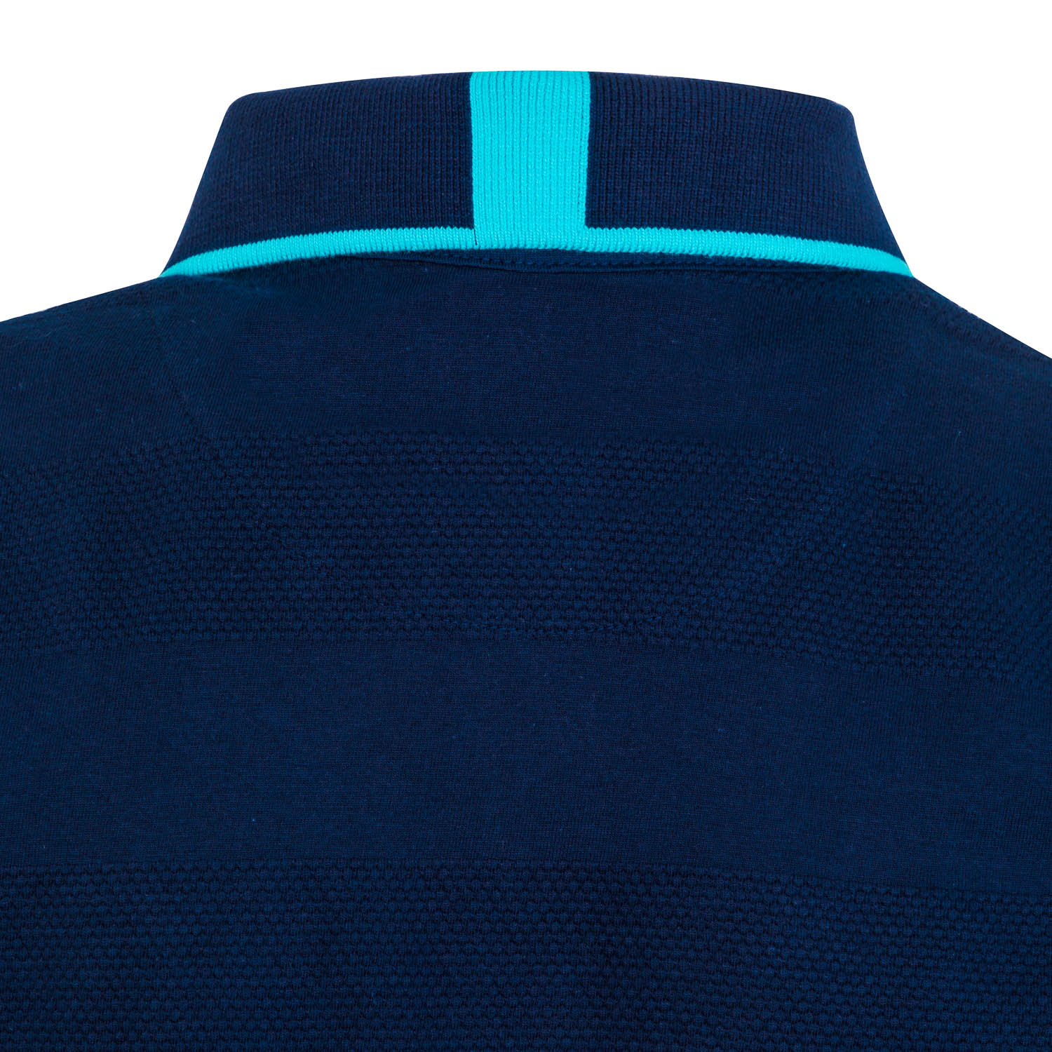 Polo Madrid Sky Estructura Rayas Hombre Tonal Azul