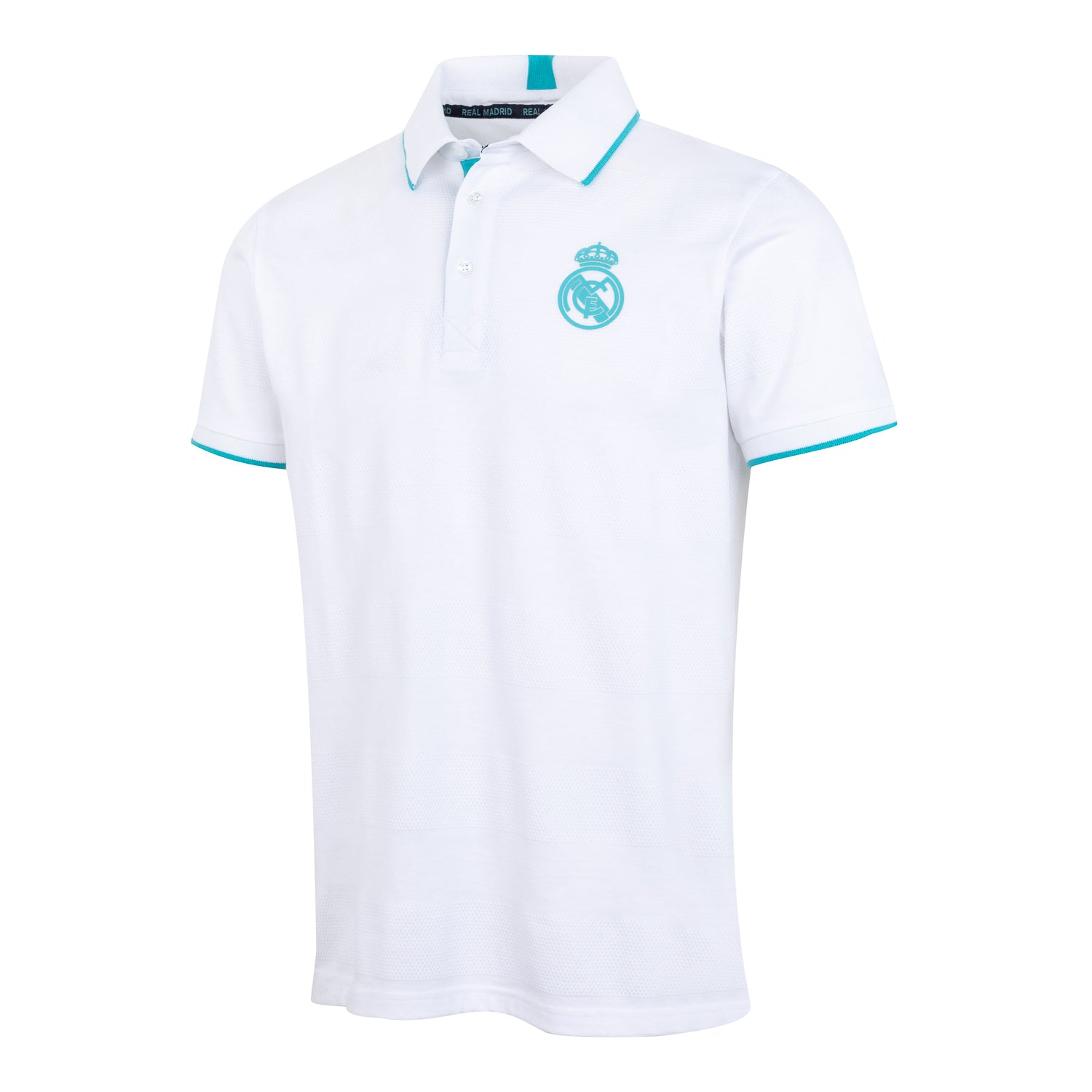 Polo Madrid Sky Estructura Rayas Hombre Tonal Blanco