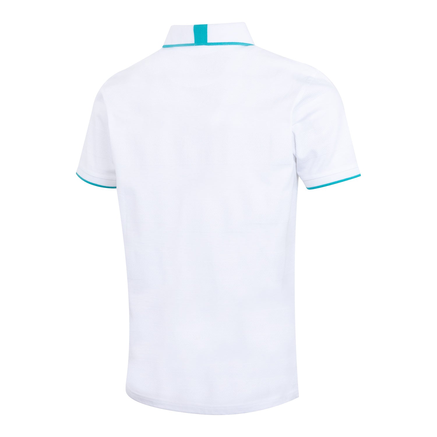 Polo Madrid Sky Estructura Rayas Hombre Tonal Blanco