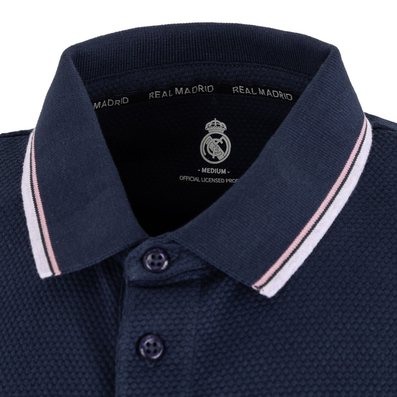 Polo Sakura Hombre Tejido Estructura Azul
