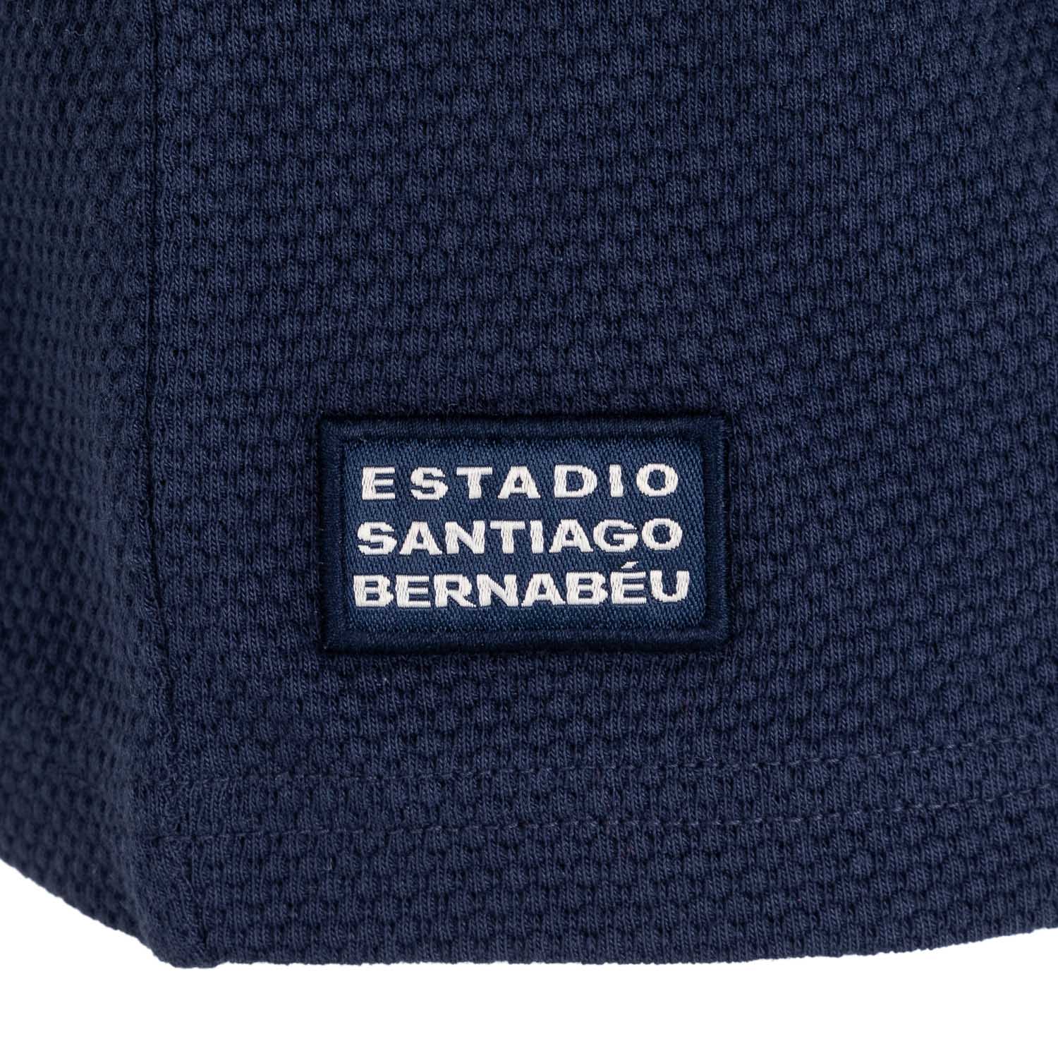 Polo Sakura Hombre Tejido Estructura Azul