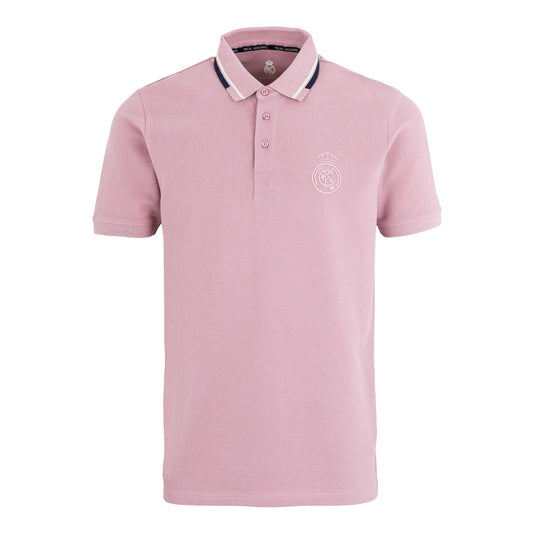 Polo Sakura Hombre Detalle Cuello Contraste Rosa