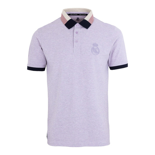 Polo Sakura Hombre Detalle Cuello Morado