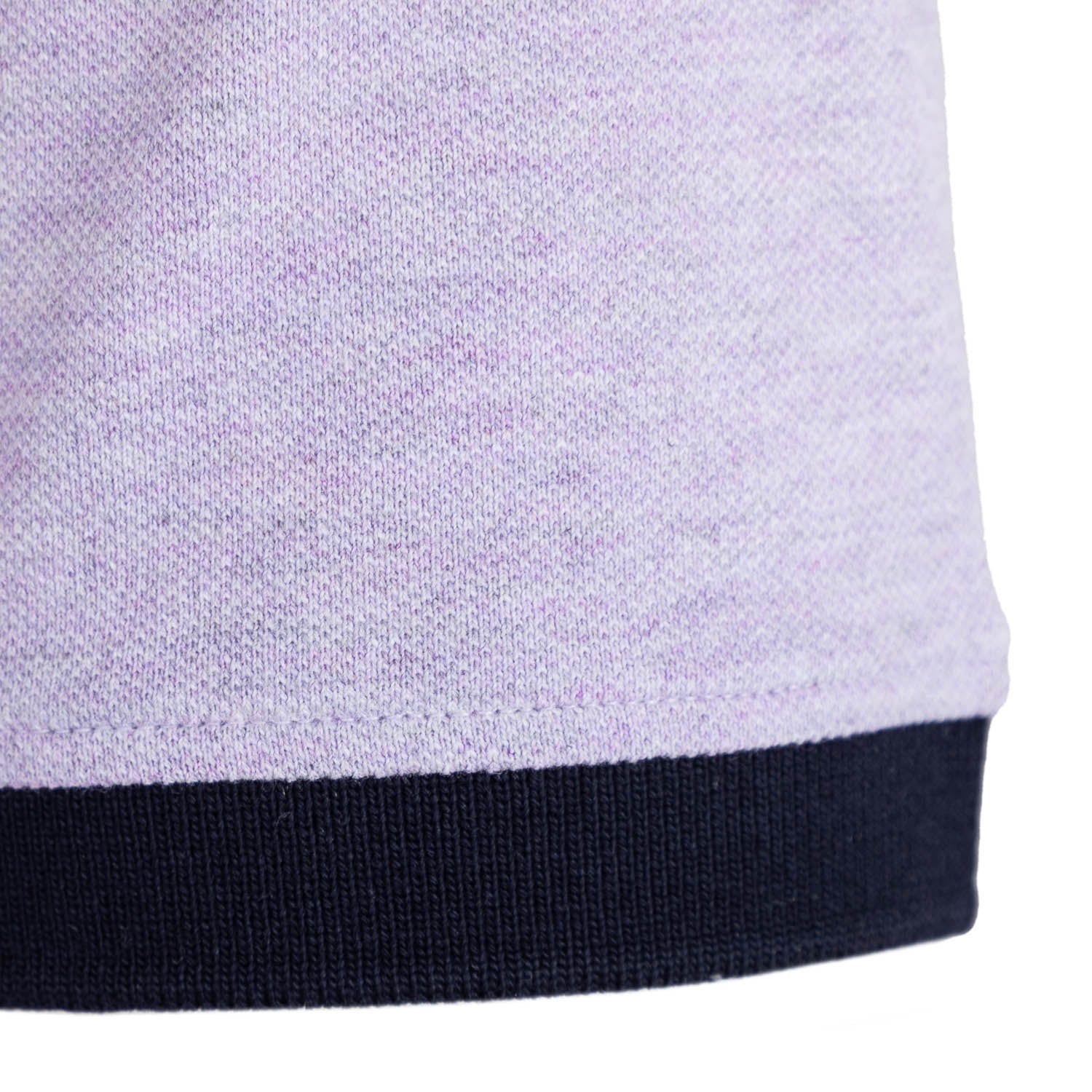 Polo Sakura Hombre Detalle Cuello Morado