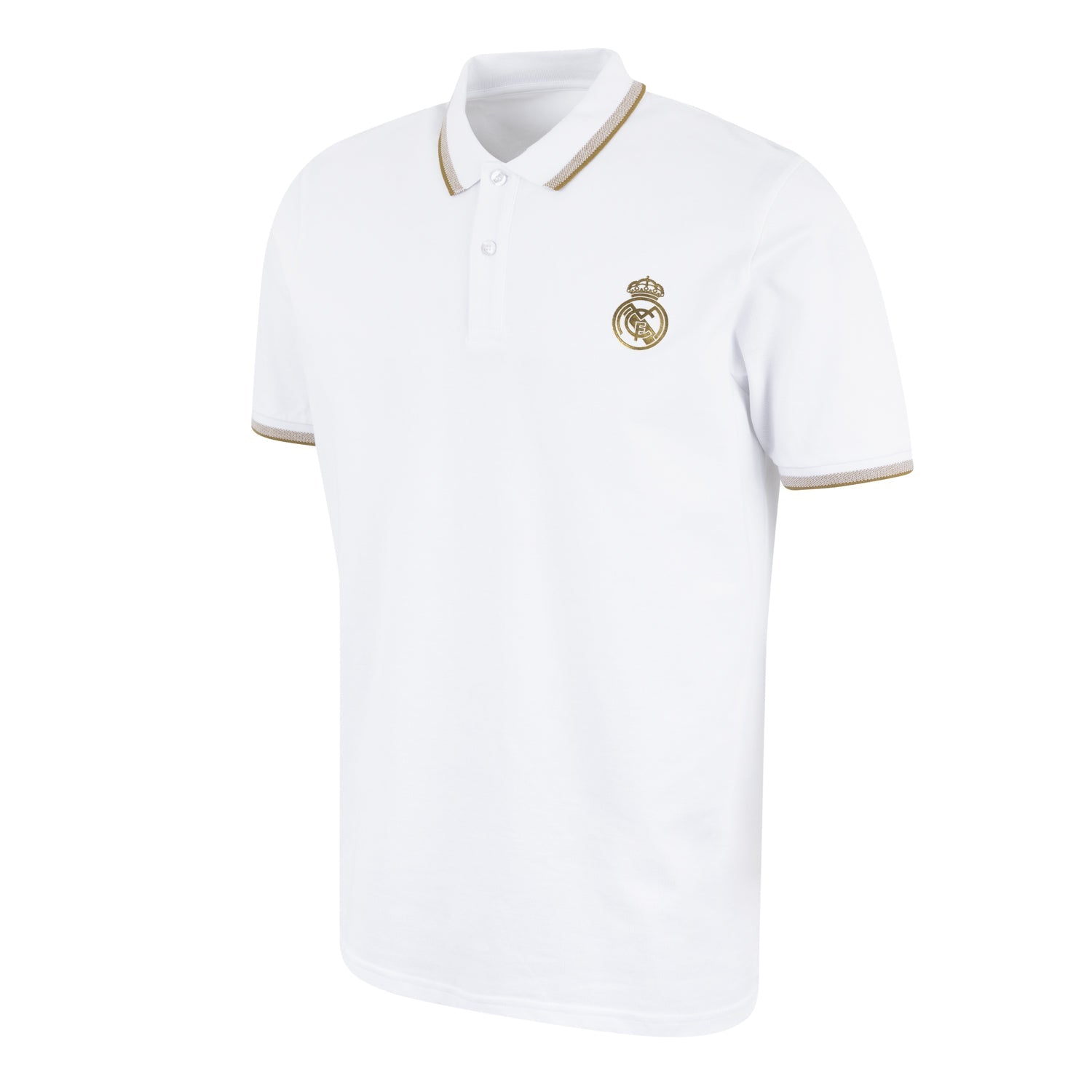 Polo Hombre White & Gold