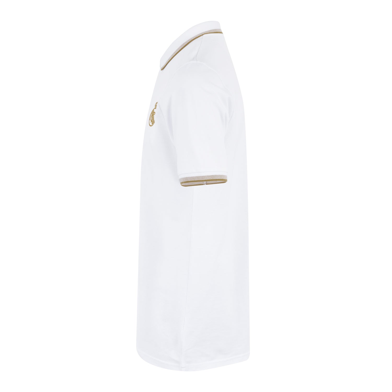 Polo Hombre White & Gold